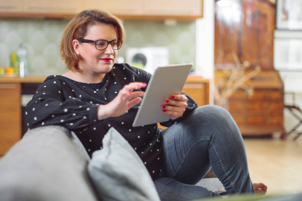 istock Young woman at home 2188675070