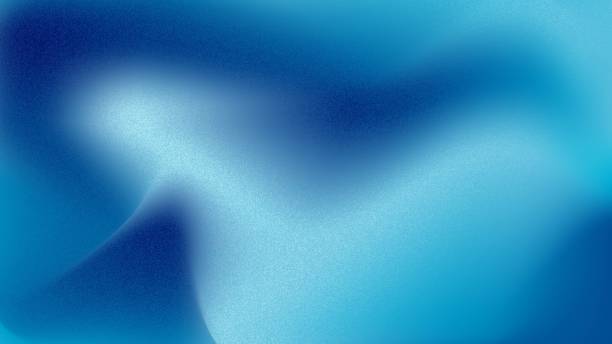 illustrations, cliparts, dessins animés et icônes de dark teal blue light color wavy gradient with rough abstract background shine bright light and glow template empty space , grainy noise grungy texture - dégradé de couleur