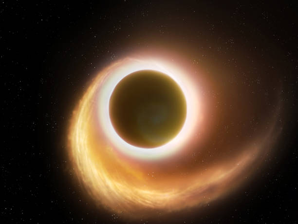 istock Black hole swallows cosmic gas. 2188681108