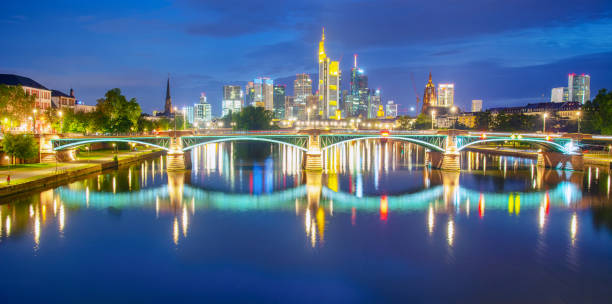 istock Frankfurt Am Main skyline at night 2188686388
