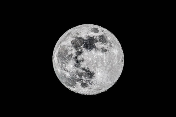 istock A Stunning Full Moon Illuminates the Black Sky with Its Bright and Beautiful Glow 2188686485