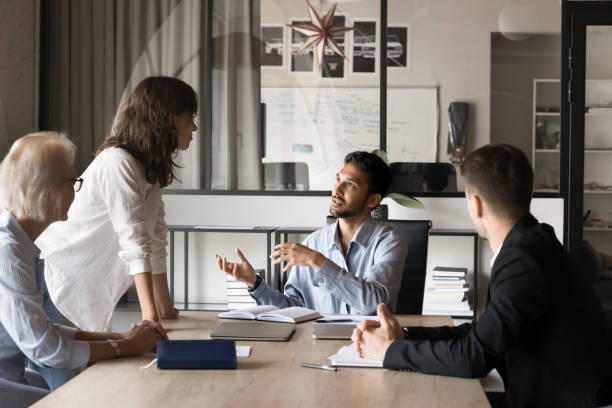 istock Group of professionals engaged in teamwork, collaboration, and strategy planning 2188687764