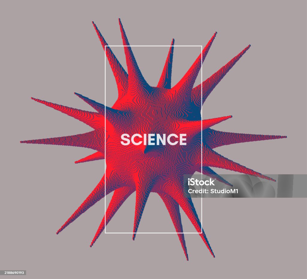Pathogens Vector 3d Virus Particle Pathogen Organism Deformed Sphere Background For ...