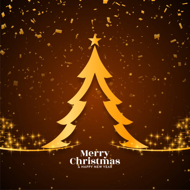 istock Decorative Merry Christmas festival confetti background 2188699435