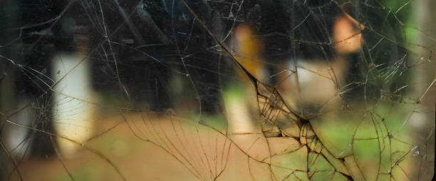 istock transparent glass wall background is broken or cracked. 2188703357