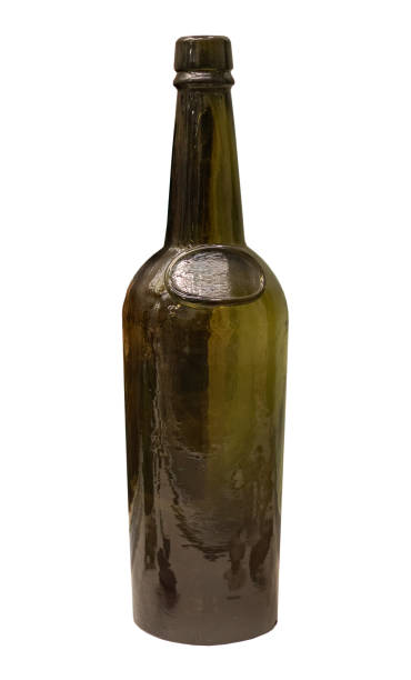 istock Old bottle on white, isolated 2188707146