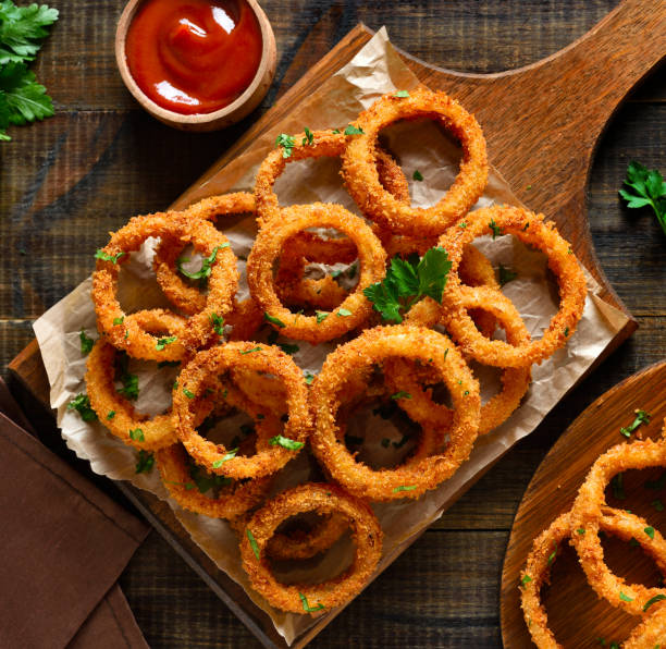 Homemade onion rings