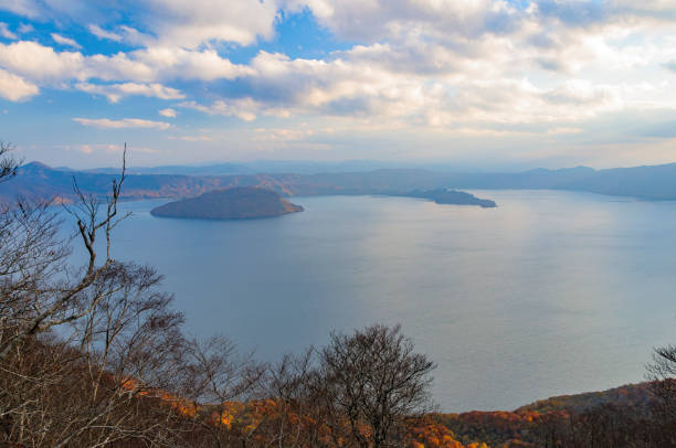 istock Lake Towada in Autumn View from Mt. 2188711459