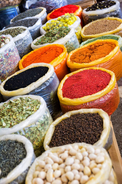 istock Spices for sale in Samarkand market 2188717011