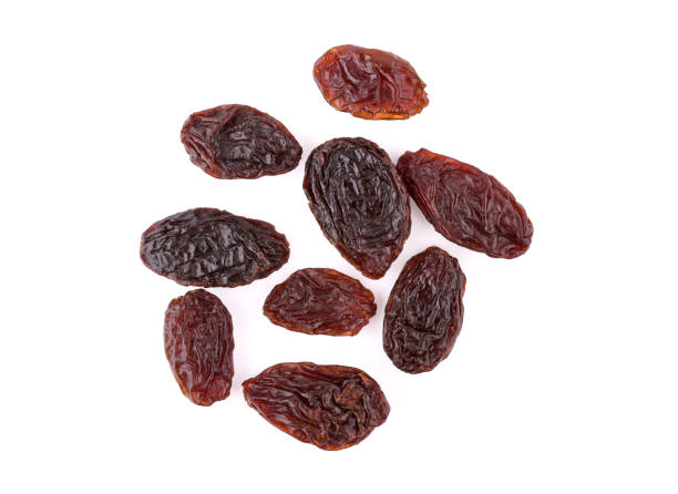 istock Raisins isolated on white background, top view 2188717622