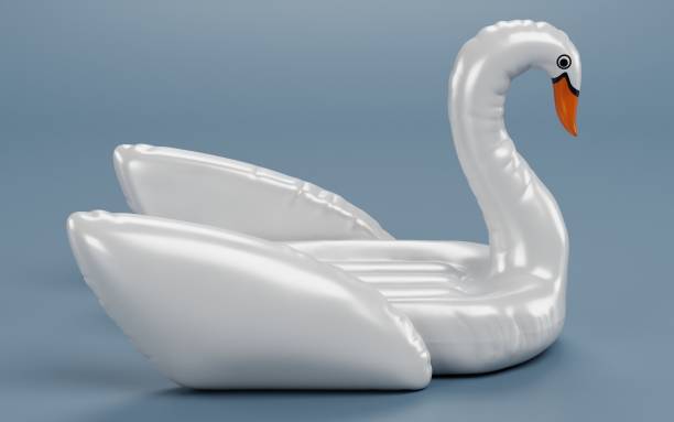 istock Realistic 3D Render of Inflatable Swan 2188717796