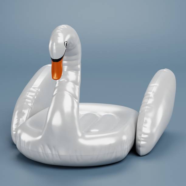 istock Realistic 3D Render of Inflatable Swan 2188717926