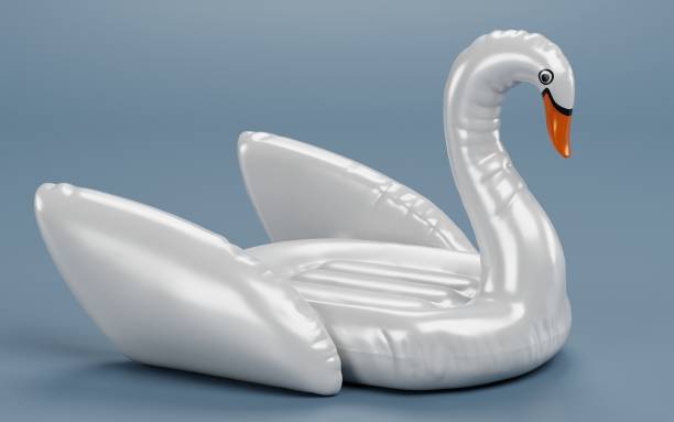 istock Realistic 3D Render of Inflatable Swan 2188719799