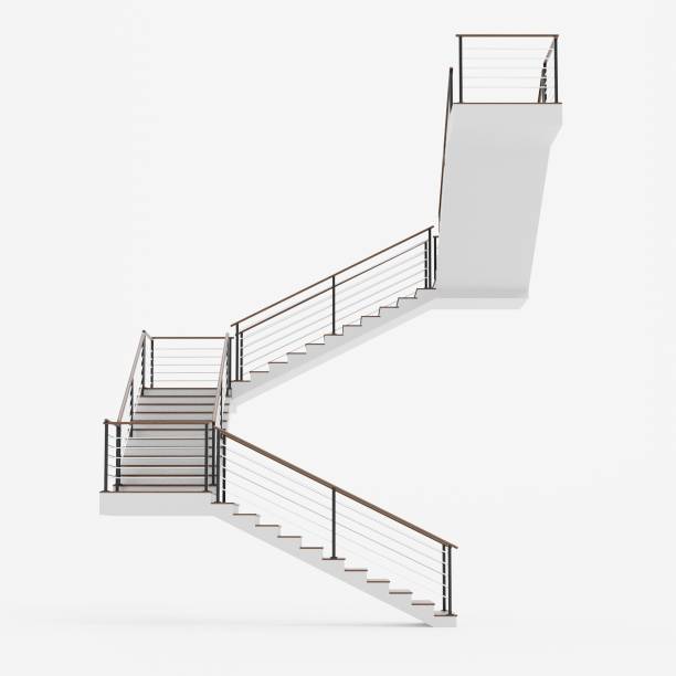 istock Realistic 3D Render of Staircase 2188720339