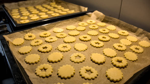 istock baking beautiful and delicous cookies for Christmas, dough, ginger bread, speculatioo 2188723632