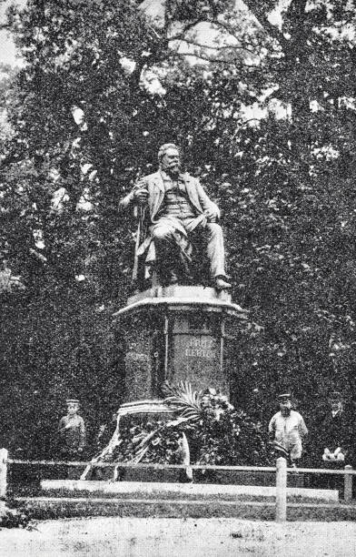 istock Fritz Reuter monument in Neubrandenburg, German poet and writer, 1810-1875 2188725075