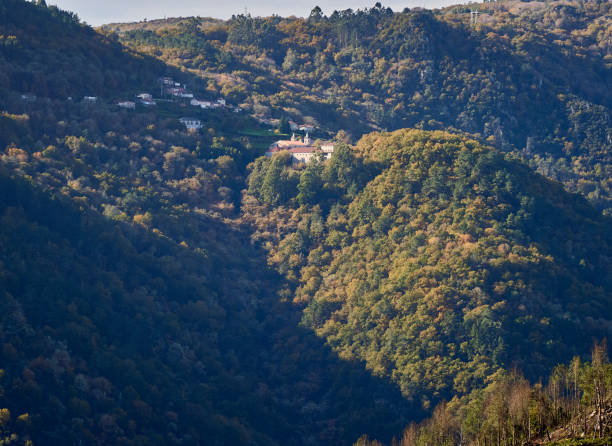 istock Panoramic view of the Monastery of Santo Estevo (Ourense). 2188730405