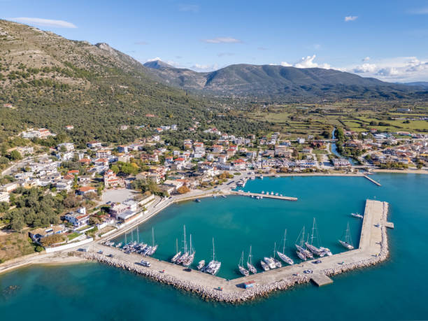 istock Plataria in Greece by drone 2188730666