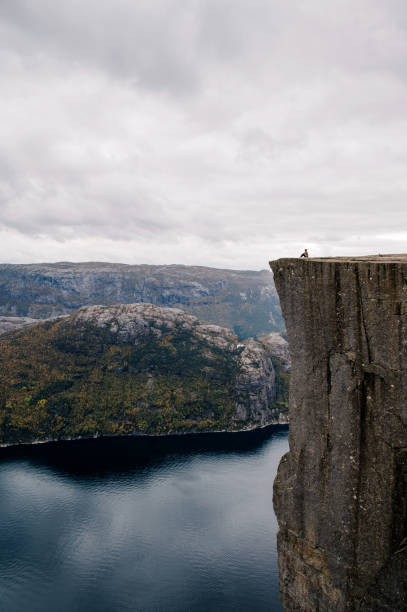 istock Norwegian fjord landscape with cliffs and lake, Scandinavia 2188735533