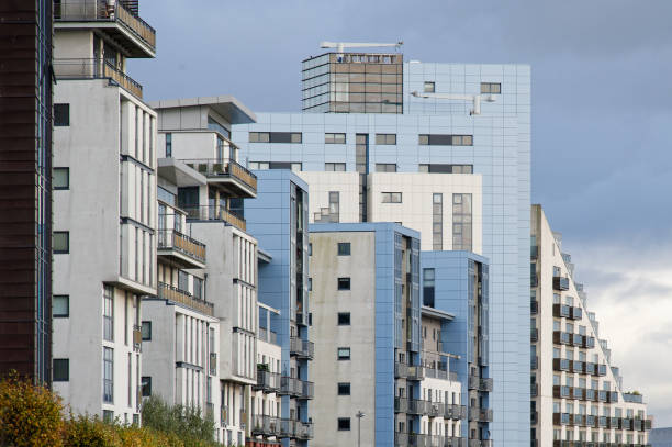 istock Modern high rise flats at Glasgow Harbour 2188741397