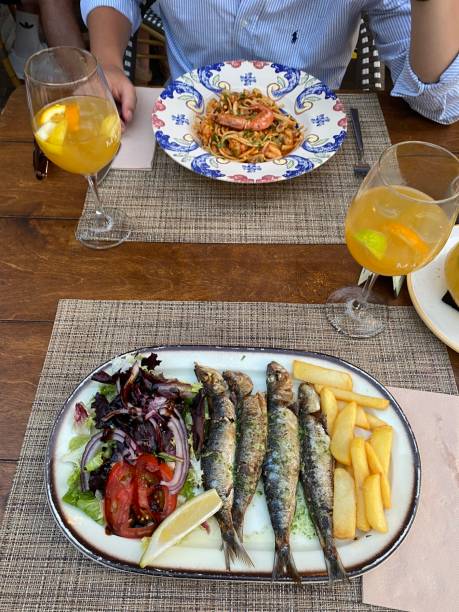 istock Sardines fish dinner food plate eating restaurant 2188741883