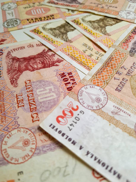 istock Moldovan lei. Business concept 2188756694