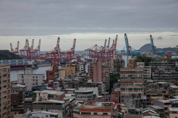 Keelung dock of Taiwan