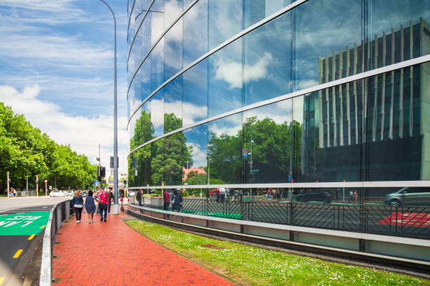 istock City in motion, glass Facade city. 2188764056