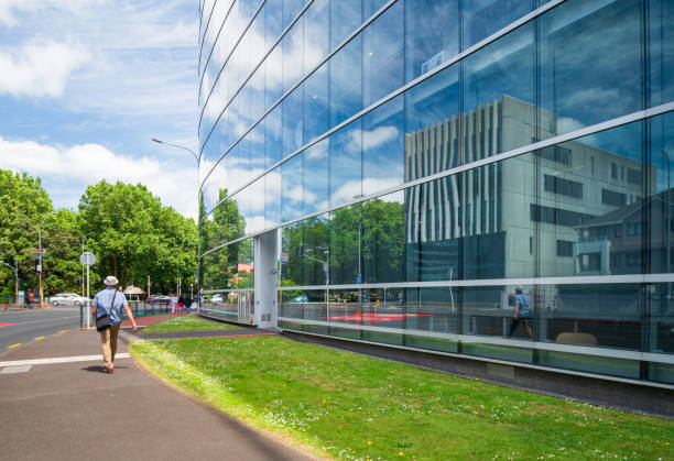 istock Urban roads and modern architecture. 2188764057