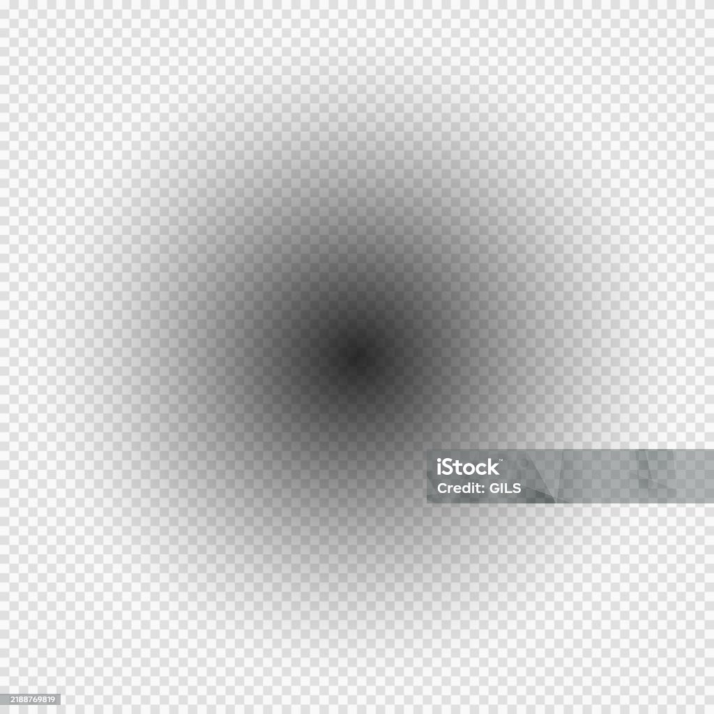 Round Base Shadow Realistic Round Shadow With Soft Edges Vector Round Shadow Effect ...