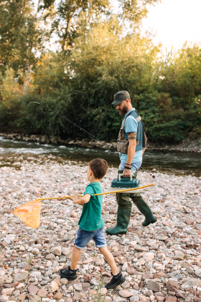 istock Father and son fishermen 2188770888