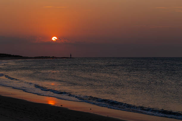 Sunset seen from the main beach of Galinhos, a boat-only village in Rio Grande do Norte that has been attracting many tourists