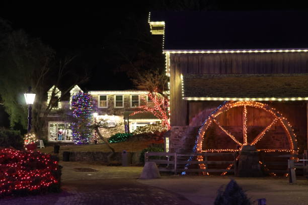 istock Christmas Village Landscape 2188779109