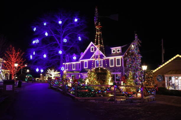 istock Beautiful Christmas Village 2188779118