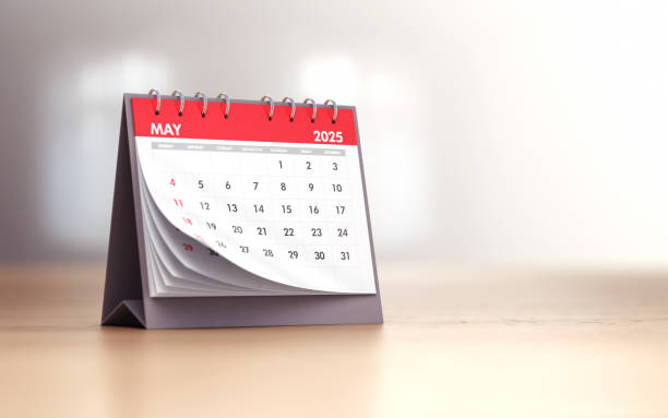 istock May 2025 Realistic Desk Calendar 2188781249