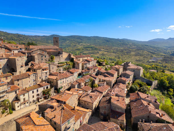 istock Santa Flora, Italian old town from drone 2188803239
