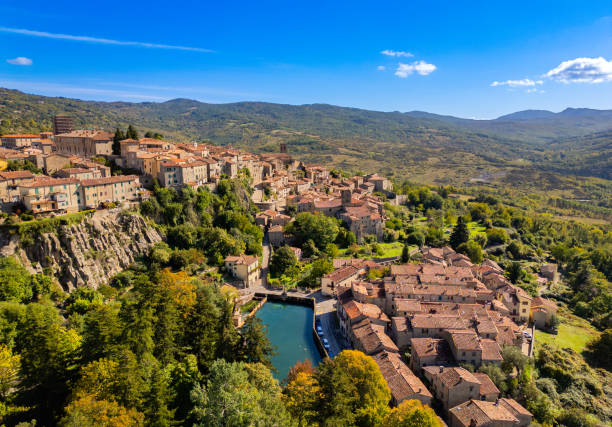 istock Santa Flora, Italian old town from drone 2188803248