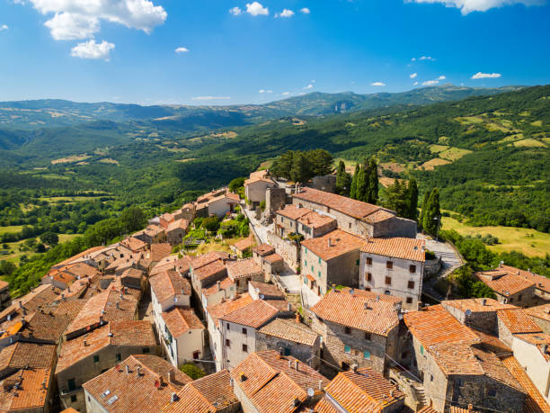 istock Santa Flora, Italian old town from drone 2188803289