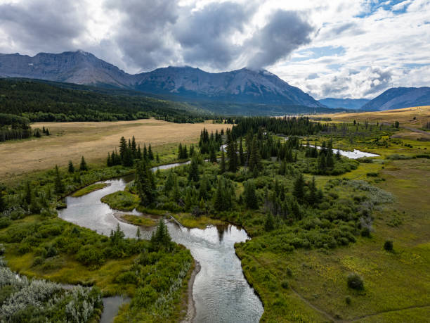 istock Scenic River Flowing Through Alberta Mountain Landscape 2188805315