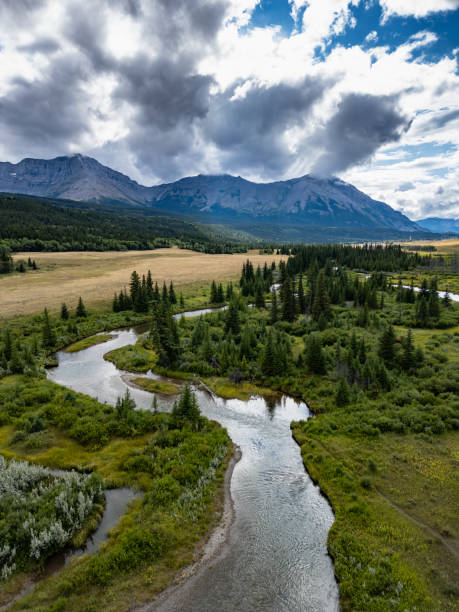 istock Scenic River Flowing Through Alberta Mountain Landscape 2188805316