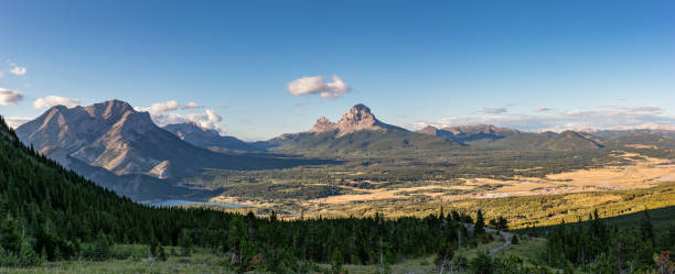 istock Scenic Mountain Landscape in Alberta, Canada with Clear Blue Sky and Lush Greenery 2188809340