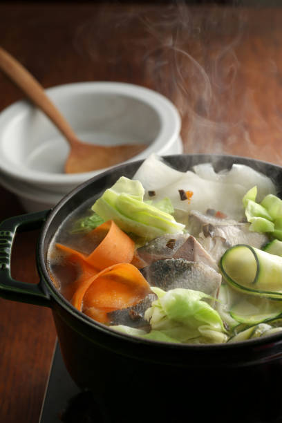 Yellowtail shabu-shabu hotpot