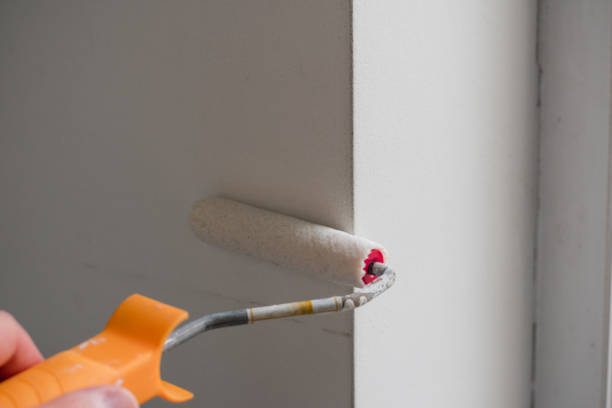 istock Person is painting a wall with a roller 2188812397
