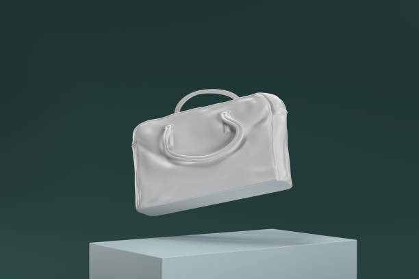 istock A white purse is suspended in midair 2188814768