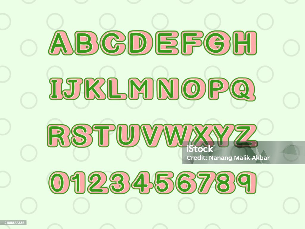 Text Stock Alphabet 3d Design And 3d Colorful Text Effect Text Effect Saved In ...