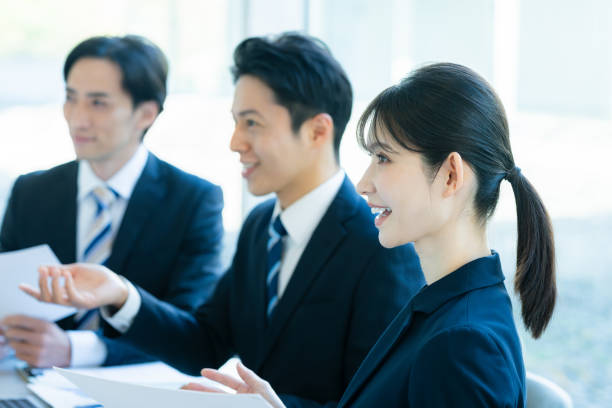istock Businessman having a meeting while walking 2188824758