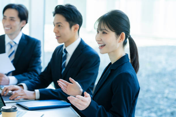 istock Businessman having a meeting while walking 2188824763