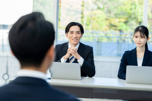 istock Business people having an interview in the office 2188824907