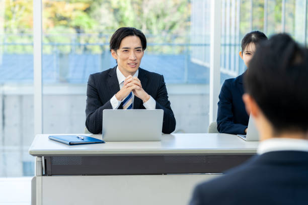 istock Business people having an interview in the office 2188824909