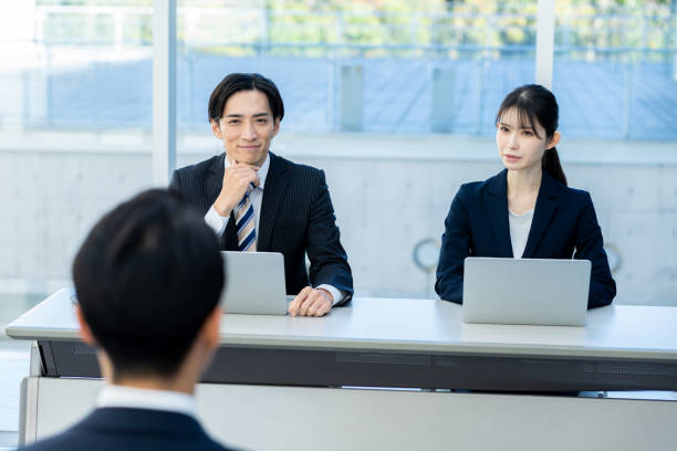 istock Business people having an interview in the office 2188824911
